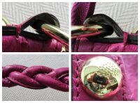 Mulberry Large Daria Hobo in Cerise Pink Glossy Ostrich Leather