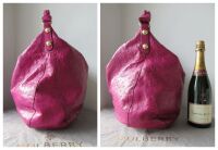Mulberry Large Daria Hobo in Cerise Pink Glossy Ostrich Leather