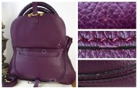 Chlo&Atilde;&copy; Marcie Medium Double Carry Bag in Intense Violine Violet Purple Grain