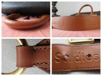 Mulberry & Acne Studios Messenger in Black Scotchgrain with Smooth Tan Leat