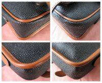 Mulberry & Acne Studios Messenger in Black Scotchgrain with Smooth Tan Leat