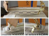 Louis Vuitton Mini Pochette Accessories in Damier Azur