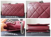 Chanel Perfect Edge Medium Flap Bag in Burgundy  Calfskin