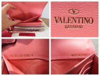 Valentino Garavani Rockstud Wristlet in Rose Pink Smooth Calfskin