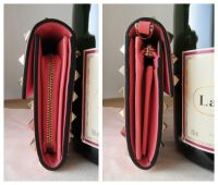 Valentino Garavani Rockstud Wristlet in Rose Pink Smooth Calfskin