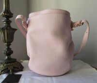 Alexander Wang Diego Studded Bucket Bag in Baby Pink Pebbled Calfskin