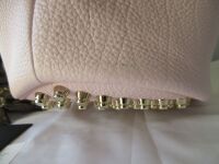 Alexander Wang Diego Studded Bucket Bag in Baby Pink Pebbled Calfskin