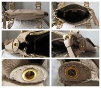 Chlo&Atilde;&copy; Marcie Medium Double Carry Bag in Rope Beige Calfskin