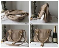 Chlo&Atilde;&copy; Marcie Medium Double Carry Bag in Rope Beige Calfskin