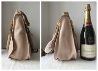 Chlo&Atilde;&copy; Marcie Medium Double Carry Bag in Rope Beige Calfskin