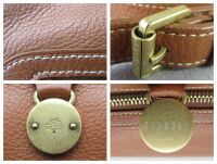 Mulberry Somerset Small Satchel Shoulder Messenger in Oak Pebbled LeatheR