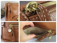 Mulberry Somerset Small Satchel Shoulder Messenger in Oak Pebbled LeatheR