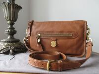Mulberry Somerset Small Satchel Shoulder Messenger in Oak Pebbled LeatheR
