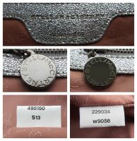 Stella McCartney Falabella Big Tote in Metallic Silver Shaggy Deer