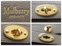 Mulberry Large Zipped Bayswater in Clay Small Classic Grain Leather