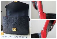 Louis Vuitton Pochette M&Atilde;&copy;tis in Marine Rouge Empreinte