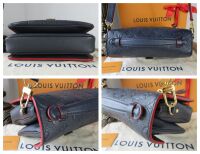 Louis Vuitton Pochette M&Atilde;&copy;tis in Marine Rouge Empreinte