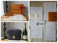 Louis Vuitton Pochette M&Atilde;&copy;tis in Marine Rouge Empreinte