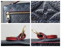 Louis Vuitton Pochette M&Atilde;&copy;tis in Marine Rouge Empreinte