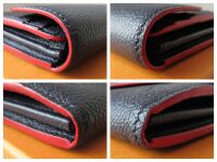 Louis Vuitton Sarah Continental Wallet Purse in Marine Rouge Empreinte