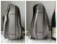 Chlo&Atilde;&copy; Marcie Medium Crossbody Saddle Bag in Cashmere Grey