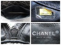 Chanel Large Reissue Camera Case Shoulder Bag in Aged Metallic Black Calfsk