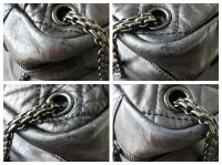 Chanel Large Reissue Camera Case Shoulder Bag in Aged Metallic Black Calfsk