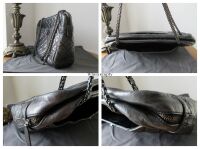 Chanel Large Reissue Camera Case Shoulder Bag in Aged Metallic Black Calfsk