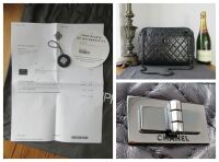 Chanel Large Reissue Camera Case Shoulder Bag in Aged Metallic Black Calfsk