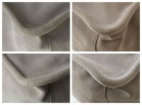 Proenza Schouler Extra Large XL Tote in Dark Taupe Suede with Leather Knot 