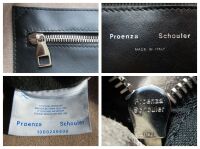 Proenza Schouler Extra Large XL Tote in Dark Taupe Suede with Leather Knot 