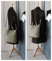 Mulberry Bryn Tote in Summer Khaki Heavy Grain Leather