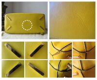 LOEWE Medium Puzzle Bag in Lemon Yellow Calfskin