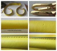 LOEWE Medium Puzzle Bag in Lemon Yellow Calfskin
