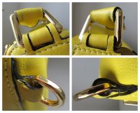 LOEWE Medium Puzzle Bag in Lemon Yellow Calfskin