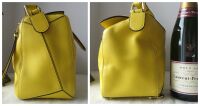 LOEWE Medium Puzzle Bag in Lemon Yellow Calfskin
