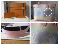 Louis Vuitton Limited Edition Neverfull MM in Escale Pastel Pink without Po