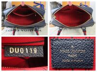 Louis Vuitton Speedy 25 Bandouli&Atilde;&uml;re in Marine Rouge Empreinte