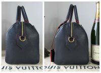 Louis Vuitton Speedy 25 Bandouli&Atilde;&uml;re in Marine Rouge Empreinte
