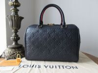 Louis Vuitton Speedy 25 Bandouli&Atilde;&uml;re in Marine Rouge Empreinte