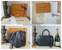 Louis Vuitton Speedy 25 Bandouli&Atilde;&uml;re in Marine Rouge Empreinte