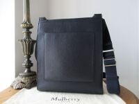 Mulberry Antony Large Messenger in Union Jack Flag Embossed Midnight Small