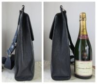 Mulberry Antony Large Messenger in Union Jack Flag Embossed Midnight Small