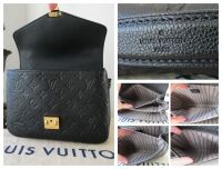 Louis Vuitton Pochette M&Atilde;&copy;tis in Empreinte Noir
