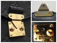 Louis Vuitton Pochette M&Atilde;&copy;tis in Empreinte Noir