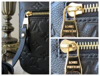 Louis Vuitton Pochette M&Atilde;&copy;tis in Empreinte Noir