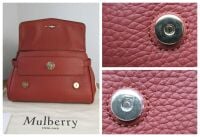 Mulberry Sustainable Icon Mini Alexa in Rust Heavy Grain Leather - New*