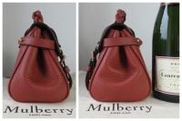 Mulberry Sustainable Icon Mini Alexa in Rust Heavy Grain Leather - New*