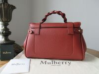 Mulberry Sustainable Icon Mini Alexa in Rust Heavy Grain Leather - New*