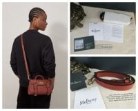 Mulberry Sustainable Icon Mini Alexa in Rust Heavy Grain Leather - New*